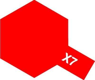 Peinture acrylique rouge Tamiya X7 (81507) 10 ml – image 2