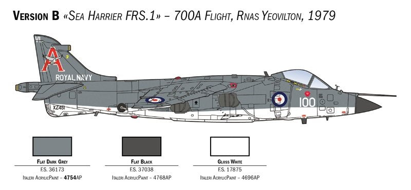 Italeri 1236 FRS.1 Sea Harrier 1/72  – image 5