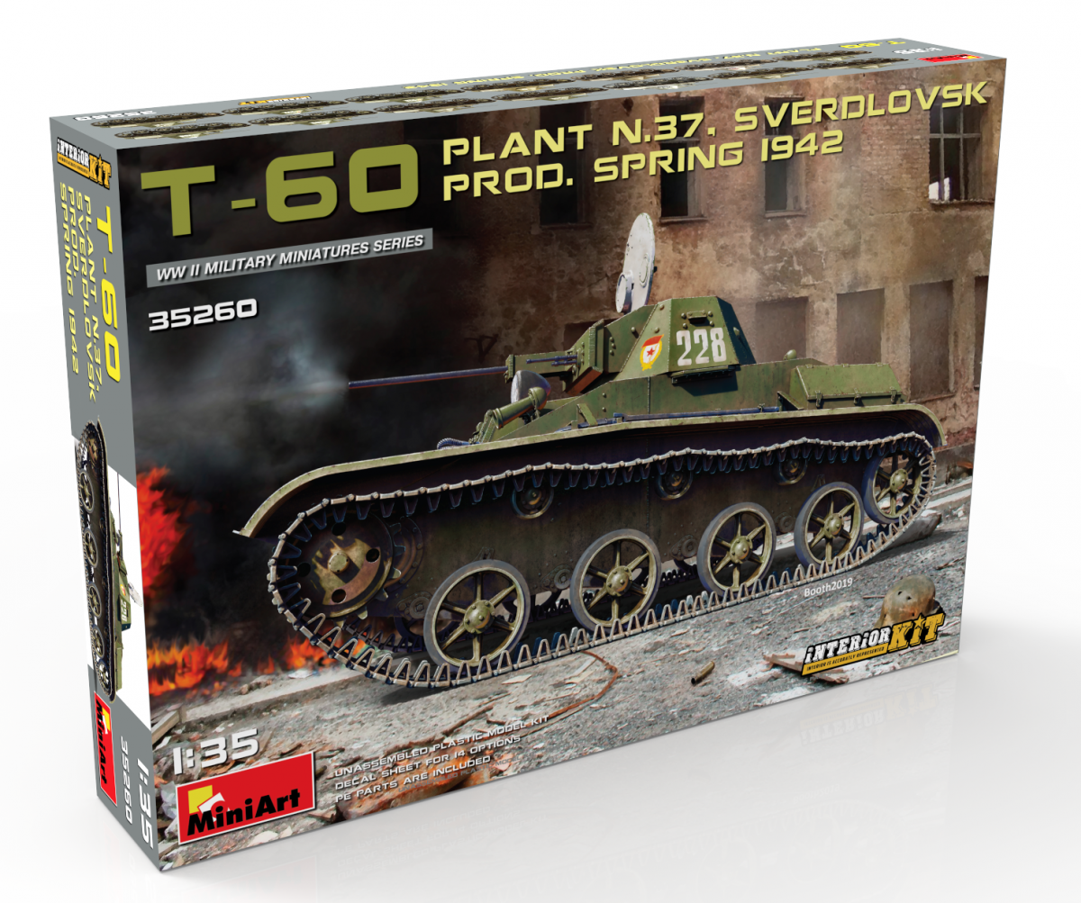 MiniArt 35260 USINE T-60 N.37, SVERDLOVSK PROD. PRINTEMPS 1942. KIT INTÉRIEUR 1/35 – immagine 2