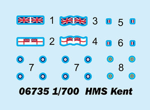 Trumpeter 06735 HMS Kent 1/700 – zdjęcie 3