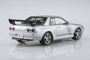 Aoshima 06453 HKS Kansai BNR32 SKYLINEGT-R &amp;#39;90 (NISSAN) 1/24 – immagine 3