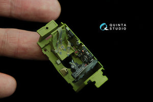 Intérieur imprimé en 3D et coloré sur papier décalcomanie Quinta Studio QD48122 P-38H (pour maquette Tamiya) 1/48 – image 4