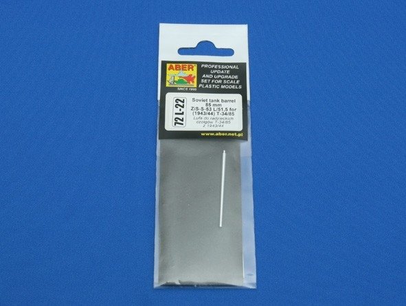 Canon Aber 72L-22 de 85 mm ZiS-S-53 L/51,5 pour chars T-34/85 de 1943/44 / Canon de char soviétique de 85 mm ZIS-S-53 L/51,5 pour (1943-44) T-34/85 1/72  – Bild 4