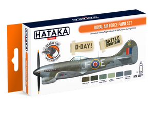 Hataka HTK-CS07 ORANGE LINE – Ensemble de peinture Royal Air Force 6x17