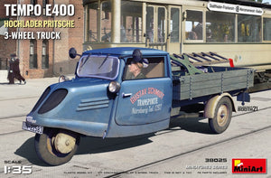 MiniArt 38025 TEMPO E400 HOCHLADER PRITSCHE CAMION 3 ROUES 1/35