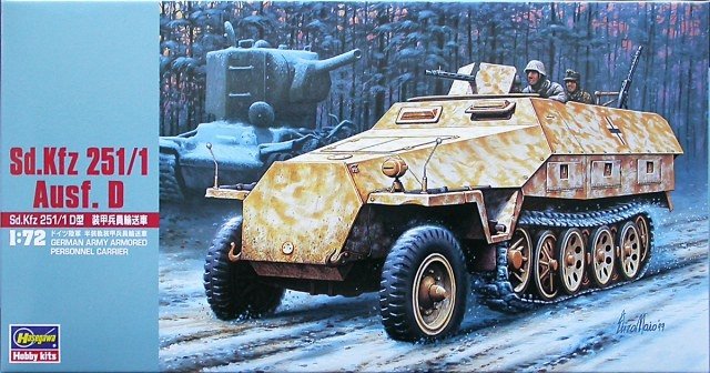 Hasegawa MT44 allemand Sdkfz 251/1 Ausf D Half Track (1/72)