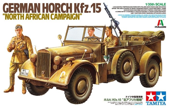Tamiya 37015 Horch Kfz.15 Armée allemande Afrika (1/35)