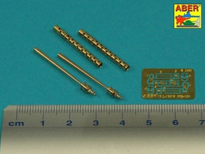 Aber 16L-17 Zestaw 2 luf do MG13 używanych w niemieckim czołgu Pz.Kpfw. I, Ausf.A wczesny do 1938r. / Set of 2 barrels for guns MG13 (long) used in German light tank Pz.Kpfw. I, Ausf.A early to 1938 1/16 – zdjęcie 2