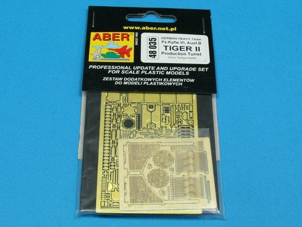Aber 48035 Pz.Kpfw.VI, Ausf.B TIGER II avec tourelle Tamiya 1/48 production – imagen 3