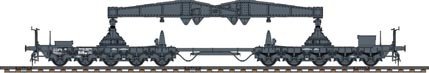 Hobby Boss 82906 Transporteur ferroviaire allemand pour Karl-Geraet (1/72) – immagine 2