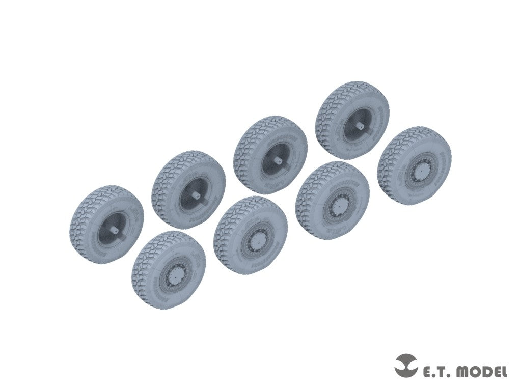 ET Model P35-129 JGSDF TYPE 16 Maneuver Combat Vehicle Sound Wheels and Muzzle Brake For TAMIYA Kit 1/35 – immagine 2