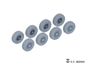 ET Model P35-129 JGSDF TYPE 16 Maneuver Combat Vehicle Sound Wheels and Muzzle Brake For TAMIYA Kit 1/35 – immagine 2