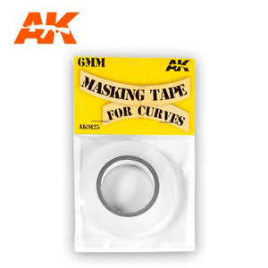 AK Interactive AK9125 RUBAN DE MASQUAGE POUR COURBES 6 MM. 18 MÈTRES DE LONG.