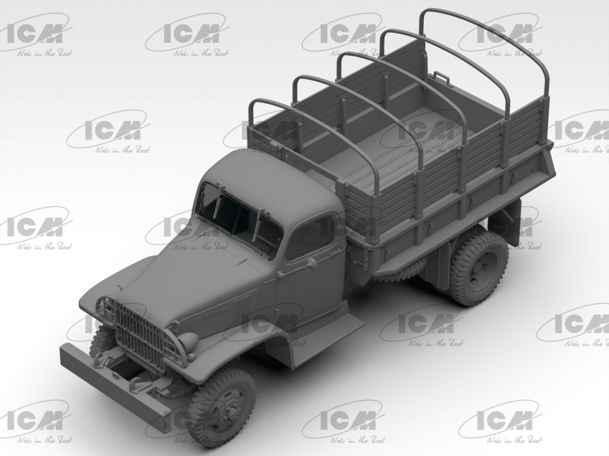 Camion de l&amp;#39;armée de la Seconde Guerre mondiale ICM 35593 G7107, échelle 1/35 – immagine 3