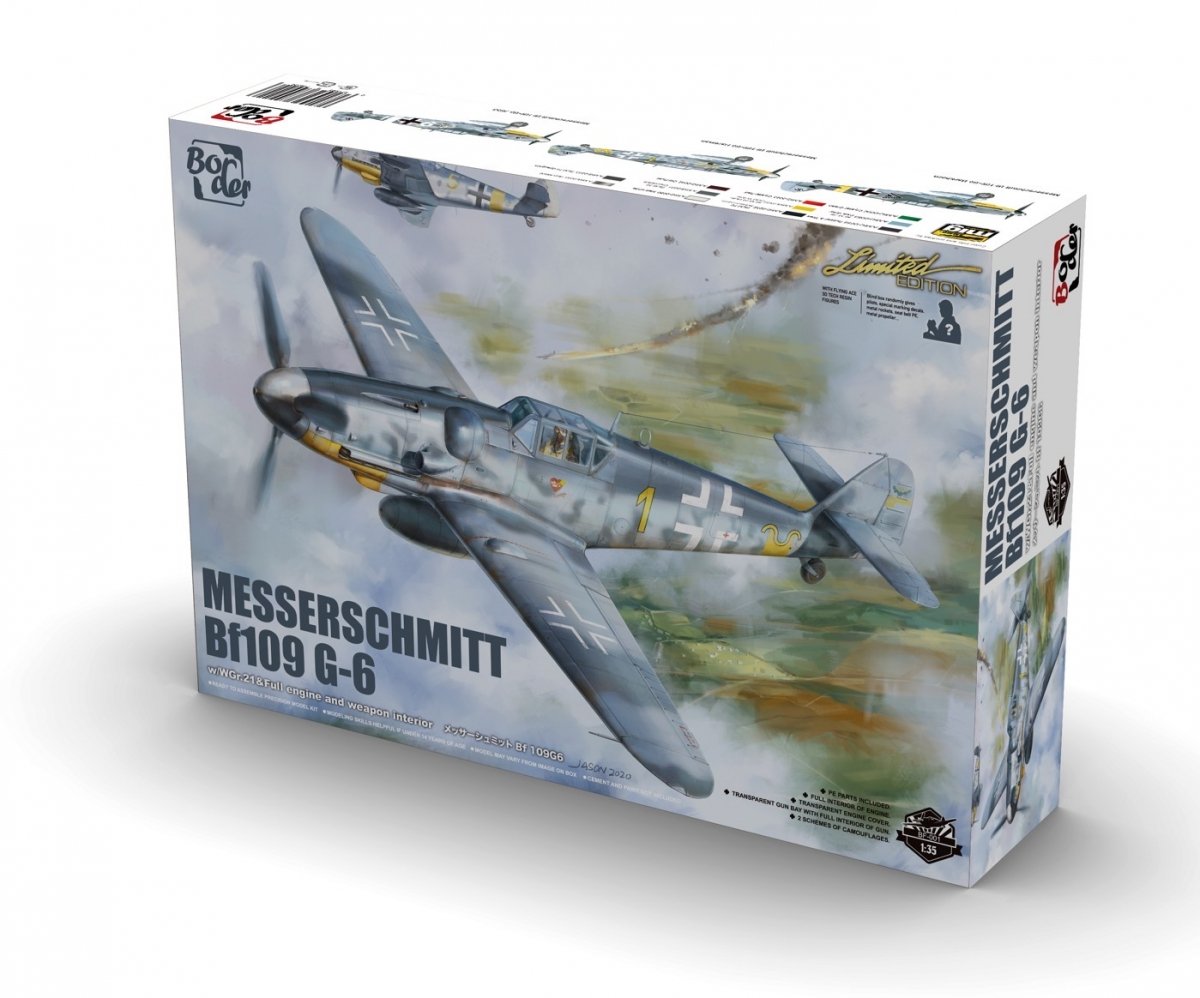 Maquette Border BF-001 Messerschmitt BF109G-6 « Gustav » 1/35 – immagine 2