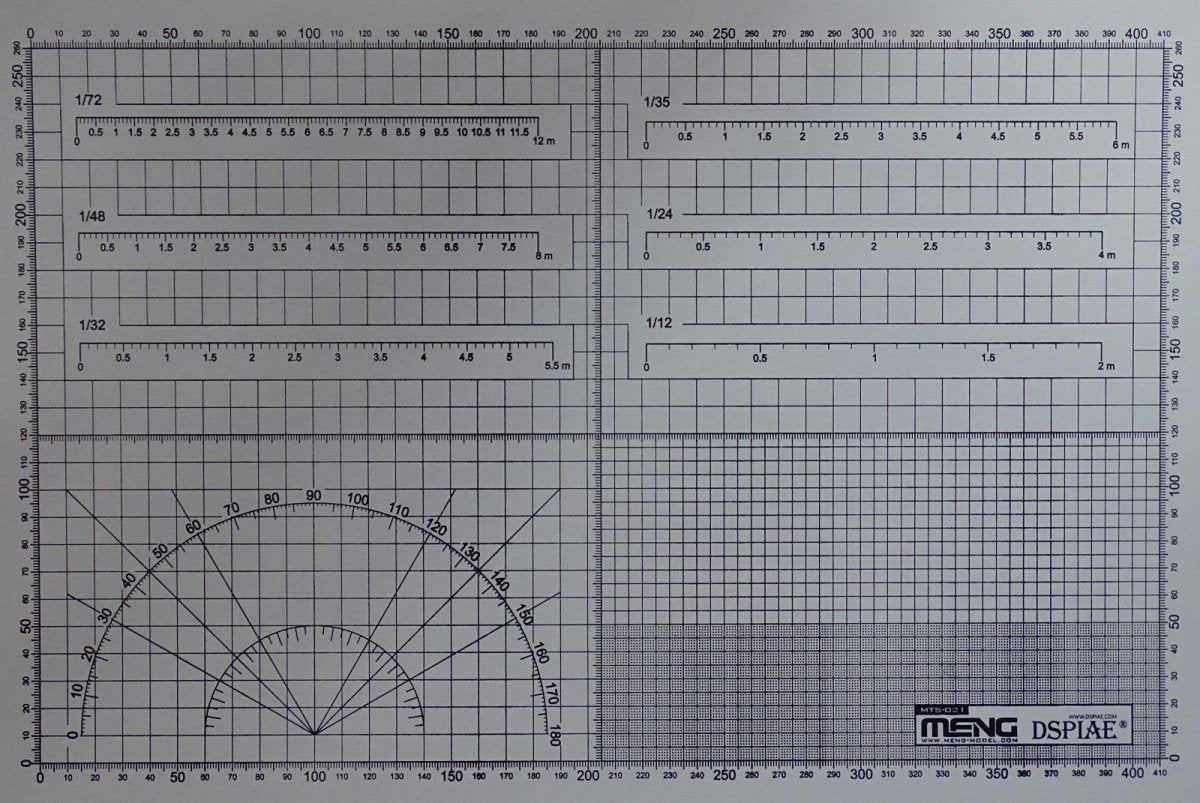 Tapis de découpe de loisirs créatifs Meng modèle MTS-021 A3