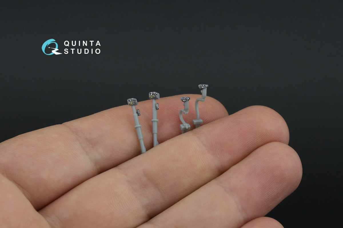 Intérieur coloré imprimé en 3D sur papier décalcomanie Quinta Studio QDS-35132 AH-64A (Trumpeter) (Petite version) 1/35 – immagine 11
