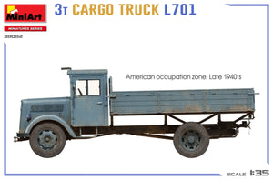 Camion cargo MiniArt 38082 3T L701 1/35 – imagen 6