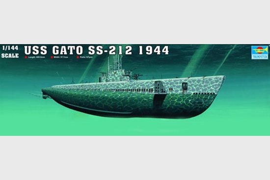 Trumpeter 05906 Sous-marin USS Gato SS-212 1944 (1/144)