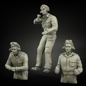 Panzer Art FI35-058 Équipage de char britannique RAC Afrique du Nord et Italie (version tardive) 1/35