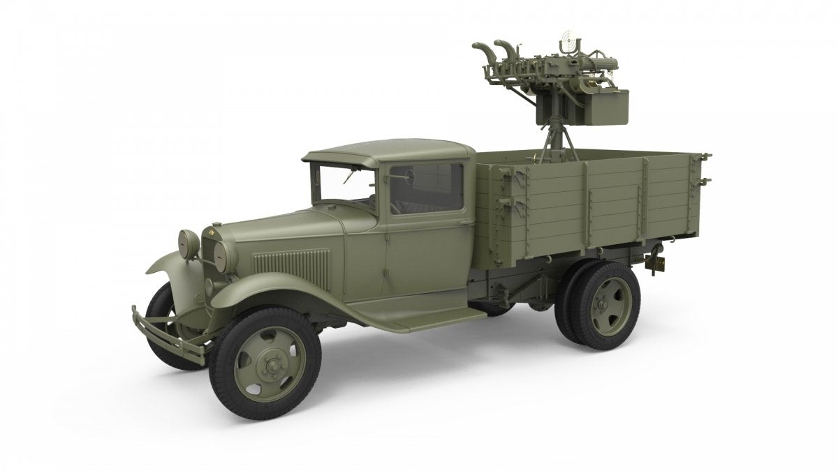 MiniArt 35186 Camion soviétique de 1,5 t avec mitrailleuse antiaérienne M-4 Maxim (1/35) – imagen 3