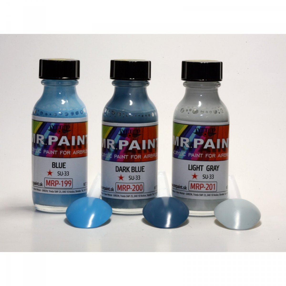 Peinture MR. Paint MRP-201 Gris clair SU-33 30 ml – image 3
