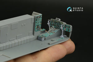 Quinta Studio QD+48358 Ka-27PL Version d&amp;#39;entraînement, intérieur coloré imprimé en 3D sur papier décalcomanie (Hobby Boss) (avec pièces en résine imprimées en 3D) 1/48 – Bild 9