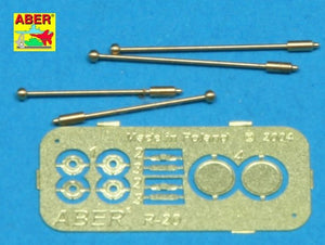 Aber R-20 Allemand avec indicateurs pour Sd.Kfz.234 - 4 pièces (1/35)