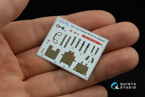 Intérieur imprimé en 3D et coloré sur papier décalcomanie Quinta Studio QD48292 AV-8A Late (Kinetic) 1/48 – image 5