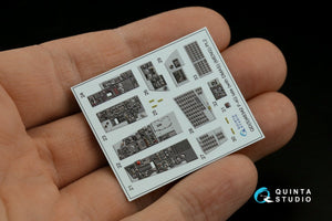 Quinta Studio QD+48342 F-4G tardif Intérieur imprimé en 3D et coloré sur papier décalcomanie (Meng) (avec pièces en résine imprimées en 3D) 1/48 – immagine 6