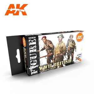 AK Interactive AK11636 COULEURS D&amp;#39;UNIFORME BRITANNIQUES DE LA SECONDE GUERRE MONDIALE