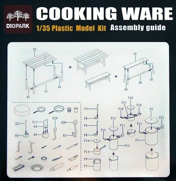 Diopark 35005 Accessoire d&amp;#39;ustensiles de cuisine 1/35 – Bild 2