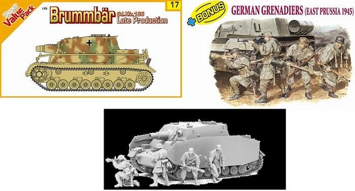 Cyber ​​​​Hobby 9117 Sd.Kfz.166 Brummbar de production tardive (1/35) – image 2