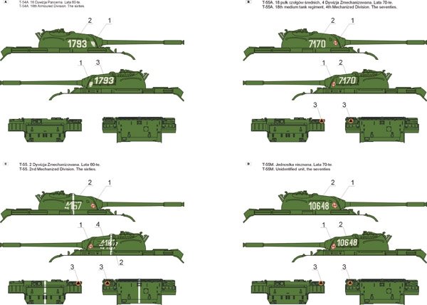 ToRo Modèle 35D67 - Chars T-54 / T-55 en service en Pologne vol.1 1/35 – immagine 2