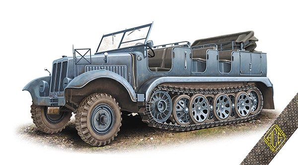 ACE 72568 Sd.Kfz. 6/1 Zugkraftwagen 5t Artillerie 1/72 – imagen 2