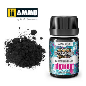 AMMO par Mig Jimenez 3052 Pigment Noir Carbonisé 35ml