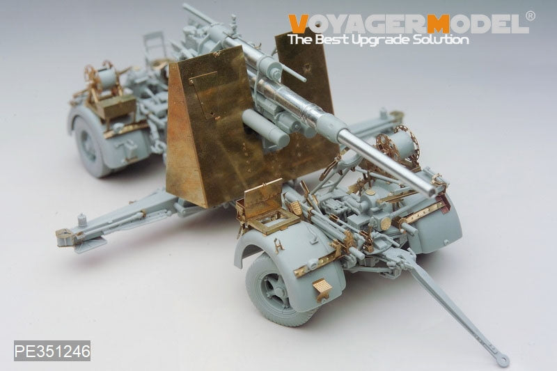 Kit de mise à niveau Voyager Model PE351246 pour canon antiaérien allemand Flak36 de 88 mm (Seconde Guerre mondiale) compatible avec les maquettes DRAGON 6260/6923/6948 au 1/35 – image 7