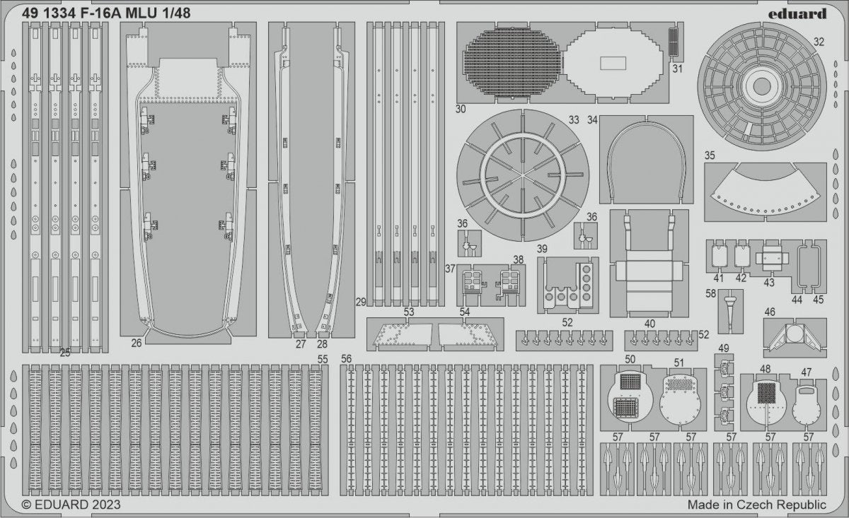 Maquette Eduard 491334 F-16A MLU KINETIC au 1/48 – image 2