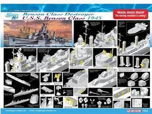 Dragon 1032 USS Benson DD-421 1/350 – zdjęcie 2
