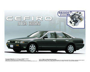Aoshima 04256 Nissan Cefiro Attesa Cruising 1990 Type intermédiaire avec moteur 1/24