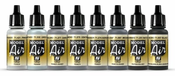 Vallejo 71617 Couleurs de l&amp;#39;USAF, de l&amp;#39;après-Seconde Guerre mondiale à nos jours, Escadron d&amp;#39;agresseurs, Partie II, 8x17ml – image 2