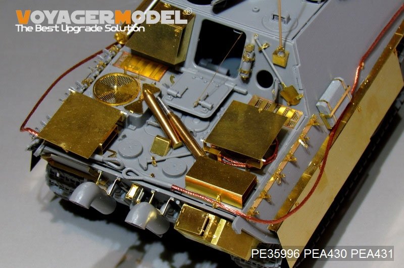 Kit de mise à niveau de base Voyager Model PE35996 pour Jagdpanther G2 de la Seconde Guerre mondiale, compatible avec la maquette TAKOM 2118 au 1/35 – image 9