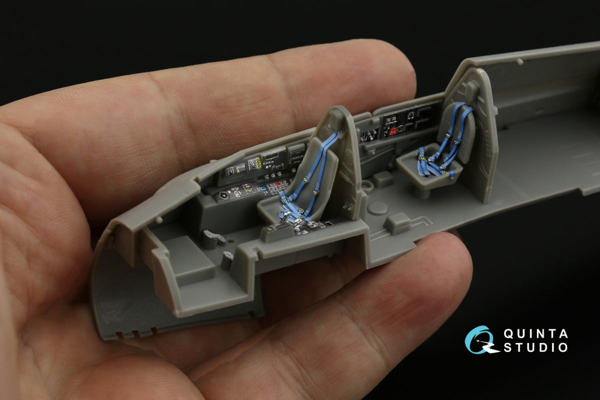Quinta Studio QD48444 Fairey Gannet AS.1_AS.4 Intérieur coloré imprimé en 3D sur papier décalcomanie (Airfix) 1/48  – Bild 7