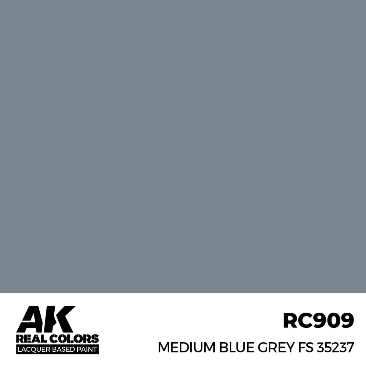 AK Interactive RC909 Bleu Gris Moyen FS 35237 17 ml 