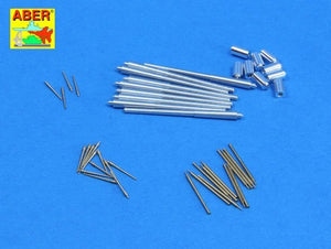 Aber 350L-67 Ensemble de canons pour cuirassé italien : RN Roma 381 mm x 9, 152 mm x 12, 90 mm x 12 (1/350)