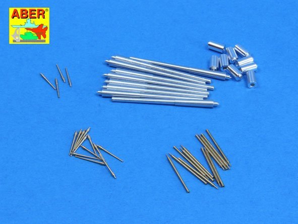 Aber 350L-67 Ensemble de canons pour cuirassé italien : RN Roma 381 mm x 9, 152 mm x 12, 90 mm x 12 (1/350)