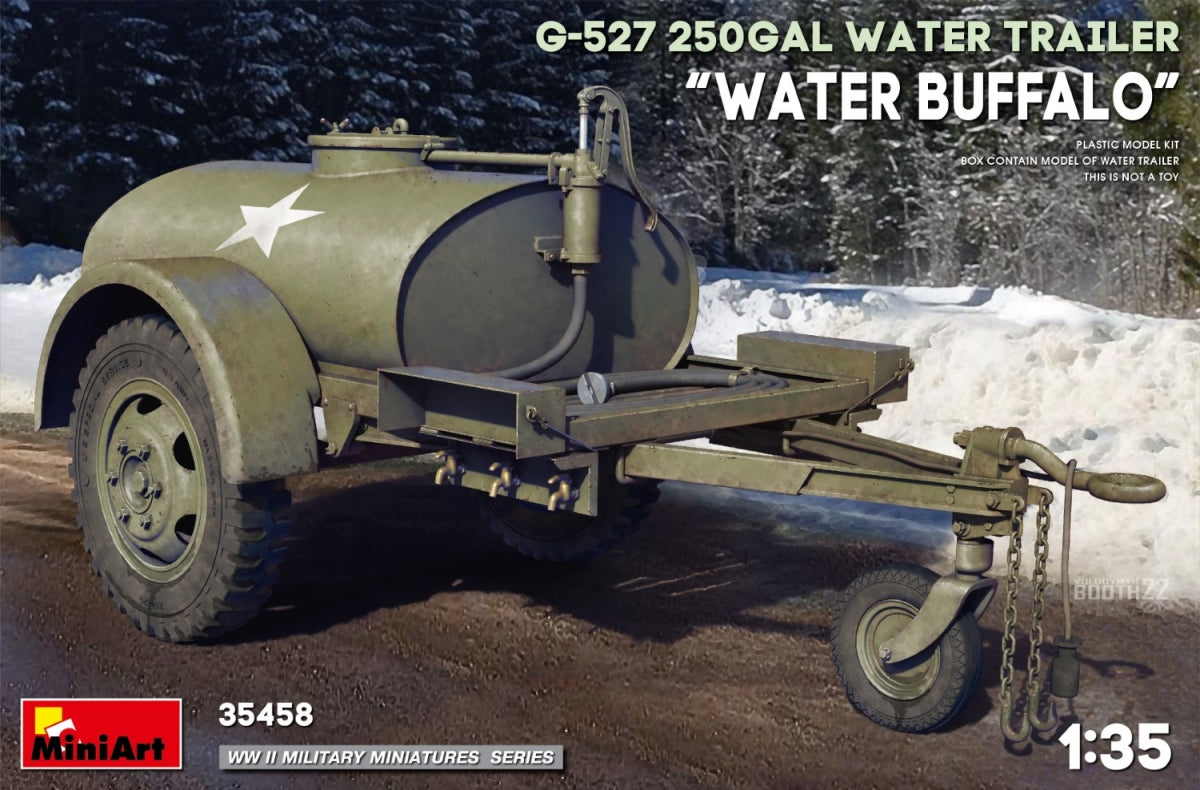 MiniArt 35458 G-527 REMORQUE À EAU 250GAL «WATER BUFFALO» 1/35