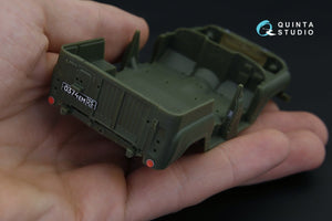Intérieur imprimé en 3D et coloré sur papier décalcomanie Quinta Studio QD35010 UAZ 469 (pour maquette Trumpeter) 1/35 – image 4