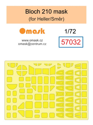 Omask 57032 Masque Bloch 210 (pour Heller/Smer) 1/72