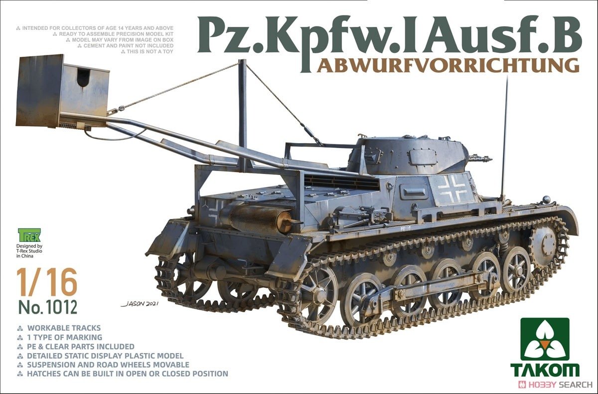 Takom 1012 Pz.Kpfw. I Ausf.B Abwurfvorrichtung 1/16 